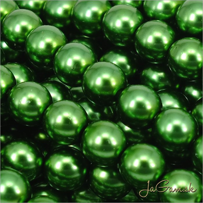 Voskované perly 3mm zelená 70456, 155ks (37_70456vb3)